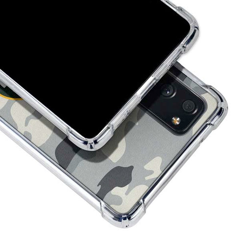 NFL Green Bay Packers Camo Galaxy S20 FE Clear Case